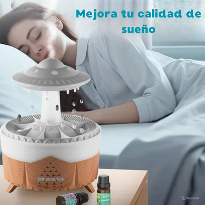 Humidificador y Difusor Gotas de Lluvia